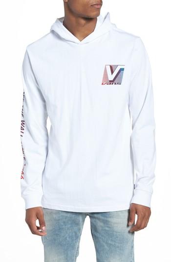 Men's Vans Van Doren Hooded T-shirt, Size - White