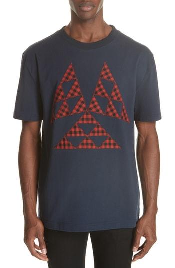 Men's Calvin Klein 205w39nyc Patchwork T-shirt - Blue