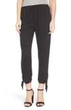 Women's Socialite Ankle Tie Pants - Black