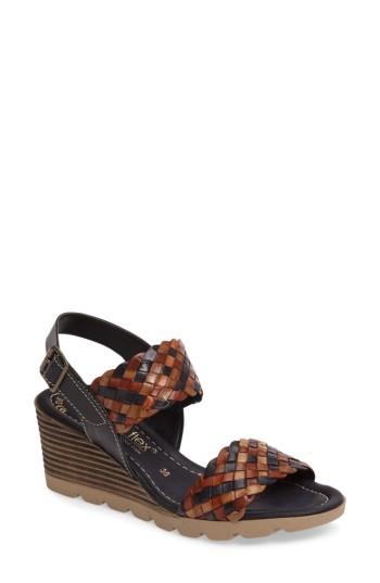 Women's Napa Flex Cool Wedge Sandal .5-6us / 36eu M - Black