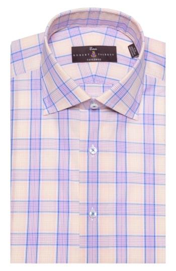 Men's Robert Talbott Tailored Fit Plaid Dress Shirt .5 - Yellow