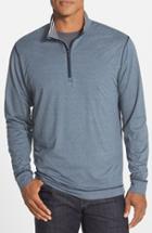 Men's Cutter & Buck 'topspin' Drytec Half Zip Pullover, Size - Blue (online Only)