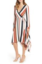 Women's Leith Sharkbite Hem Wrap Dress, Size - Ivory