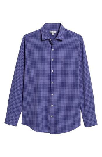 Men's Peter Millar Hills Fit Check Performance Sport Shirt