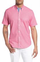 Men's Tailorbyrd Aden Fit Sport Shirt, Size Small - Coral