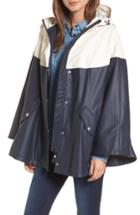 Women's Joules Right As Rain Waterproof Cape - Blue