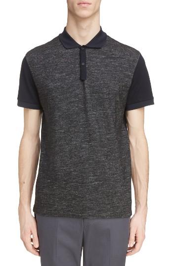Men's Lanvin Wool Blend & Cotton Polo