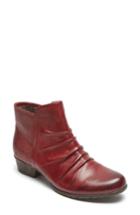 Women's Rockport Cobb Hill Gratasha Panel Bootie W - Red