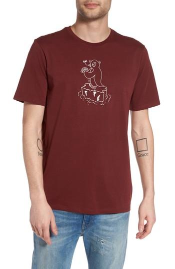 Men's Nike Sb Penguin T-shirt, Size - Red