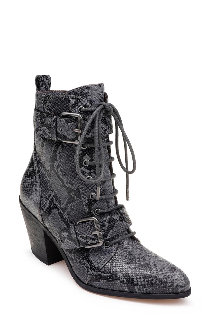 Women's Splendid Carleton Ii Lace-up Bootie M - Grey