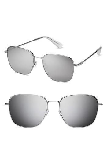 Men's Mvmt Outlaw 55mm Polarized Sunglasses - Silver Mirror