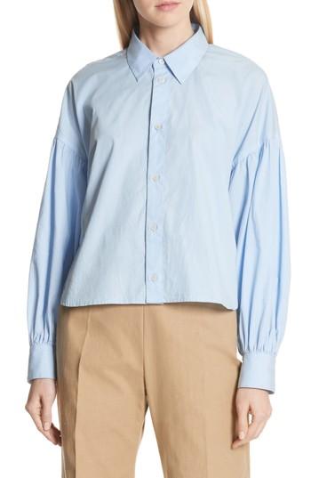 Women's Rachel Comey Verso Puff Sleeve Shirt - Blue