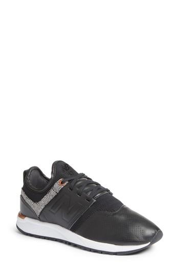Women's New Balance Sport Style 247 Sneaker .5 B - Burgundy