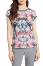 Women's Ted Baker London Mirrored Minerals Mixed Media Tee