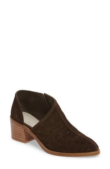 Women's 1.state Iddah Perforated Cutaway Bootie .5 M - Green