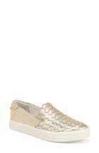 Women's Sam Edelman Eda Sneaker M - Metallic