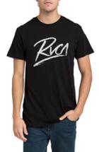 Men's Rvca Scribe Logo T-shirt - Black