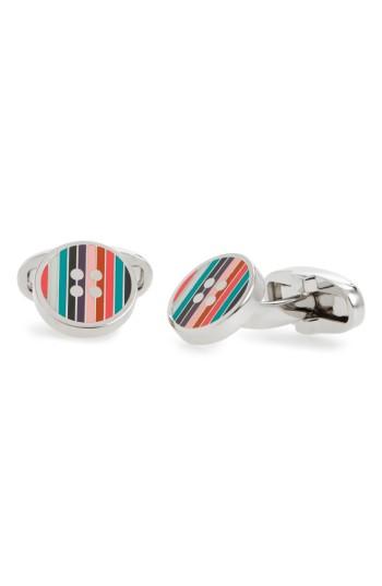 Men's Paul Smith Enamel Button Cuff Links
