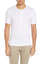 Men's Goodlife Split Hem Henley, Size - White
