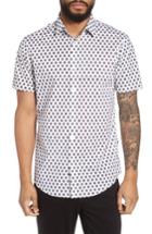 Men's Calibrate Dot Sport Shirt - White