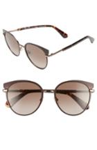 Women's Kate Spade New York Janalee 53mm Cat Eye Sunglasses - Brown Havana