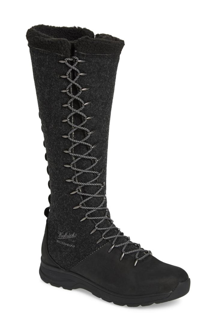 Women's Woolrich Crazy Rockies Iii Lace-up Knee High Boot M - Black