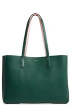 Tory Burch Perry Leather Tote - Green