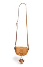 Frye Mini Ilana Western Harness Leather Saddle Bag - Beige