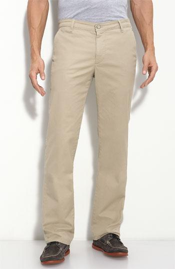 Ag Jeans Straight Leg Chinos Khaki