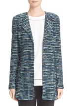 Women's St. John Collection Martinique Tweed Knit Jacket - Black
