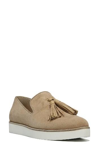 Women's Via Spiga Toni Slip-on Sneaker .5 M - Beige