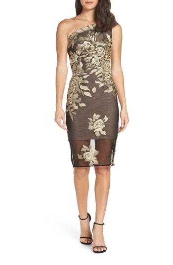 Women's Bronx And Banco Golden Rose Sheath Dress Us / 6 Au - Black