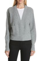 Women's Nordstrom Signature One-pocket Cashmere Cardigan - Grey