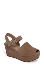 Women's Chocolat Blu Wagga Platform Wedge Sandal .5 M - Brown