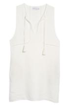 Women's Sincerely Jules Sleeveless Linen Shift Dress, Size - White