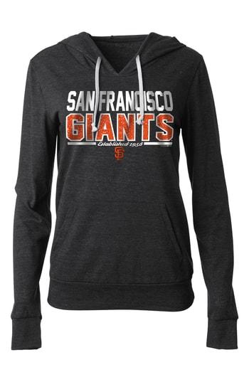 Women's New Era Cap Mlb Fleece Hoodie, Size - Grey