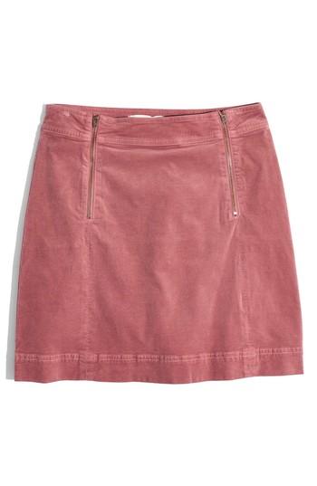 Women's Madewell Velveteen Two-zip Skirt