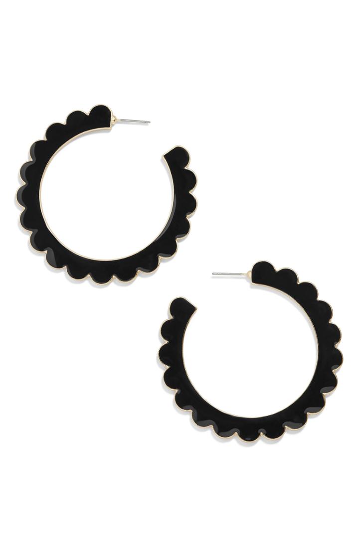 Women's Baublebar Scallop Hoop Earrings