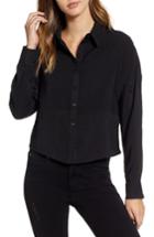 Women's Leith Relaxed Seam Detail Top, Size - Black