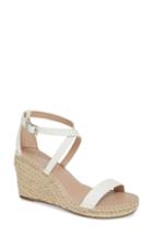Women's Charles By Charles David Nola Espadrille Wedge Sandal M - White