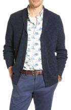 Men's 1901 Shawl Collar Marled Cardigan, Size - Blue