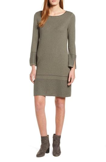 Women's Nic+zoe Elevated Stud Dress - Green
