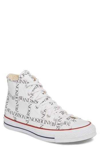 Men's Converse X Jw Anderson Chuck Taylor All Star 70 Grid Sneaker M - White