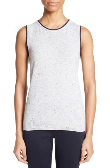 Women's St. John Collection Cashmere Shell - Grey