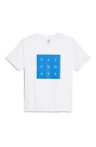Men's Saturdays Nyc Blue Box T-shirt - White