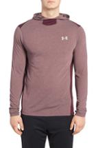 Men's Under Armour Threadborne Run Mesh Hoodie, Size - Red