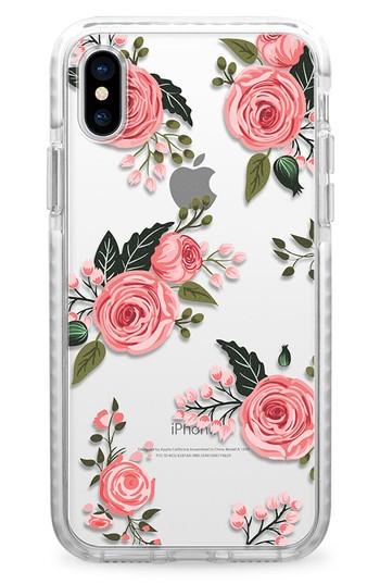 Casetify Pink Floral Impact Iphone X Case - Pink