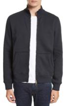 Men's Burberry Sheltone Full Zip Fleece Jacket - Blue