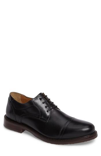 Men's Johnston & Murphy Ramsey Cap Toe Derby .5 M - Black