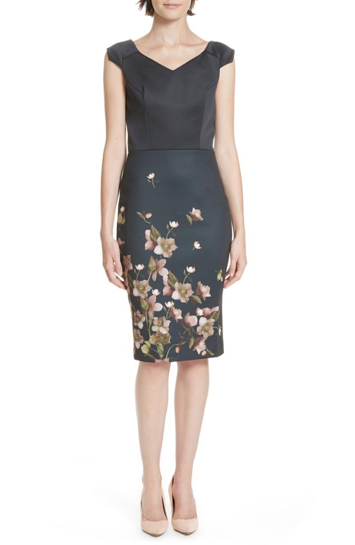 Women's Ted Baker London Hilldi Arboretum Sheath Dress